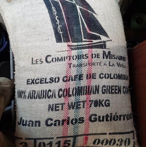 sac de café colombien comptoirs de misaine - BSC